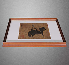 西区书画装裱配框服务案例